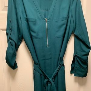 Express knee length shirt dress